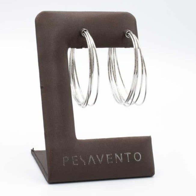 Pesavento Rhodium and Grey Dust Ring  WDNAO104