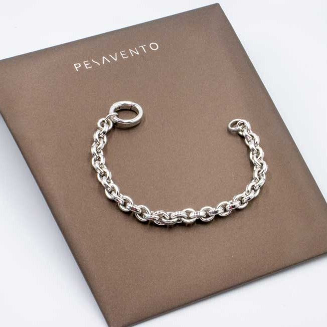 Pesavento Elegance Rolo Rhodium Bracelet WELGD022