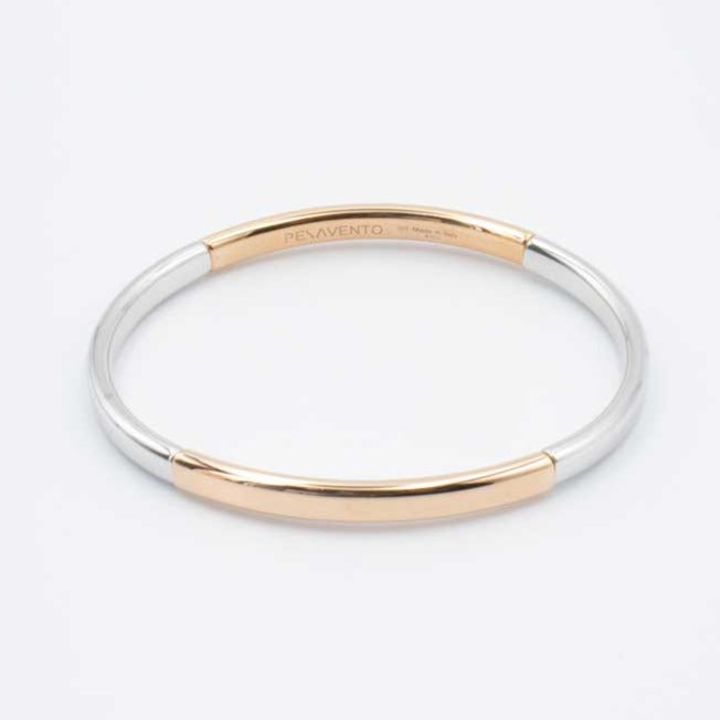 Elegance 2 Tone 4 Split Small Bangle