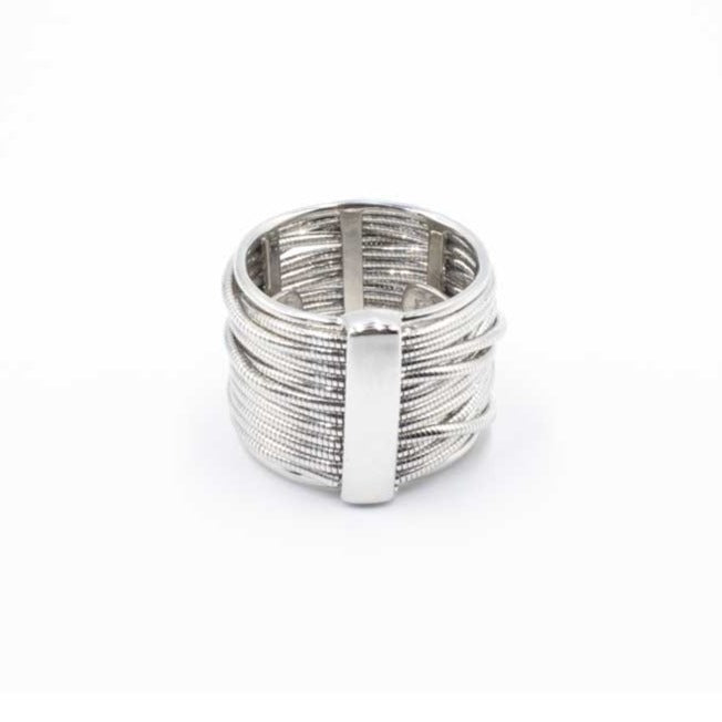 PESAVENTO DNA Rhodium Ring