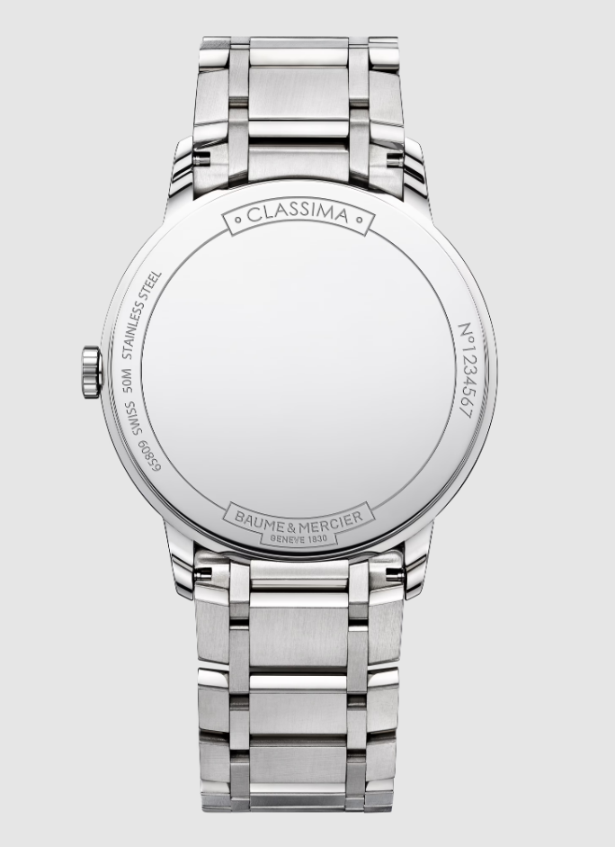 Classima 10354 Watch for men | Check Prices on Baume & Mercier Back