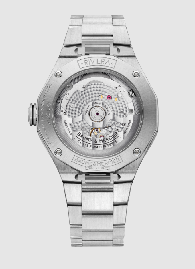 Riviera 10715 Watch for men | Check Prices on Baume & Mercier Back