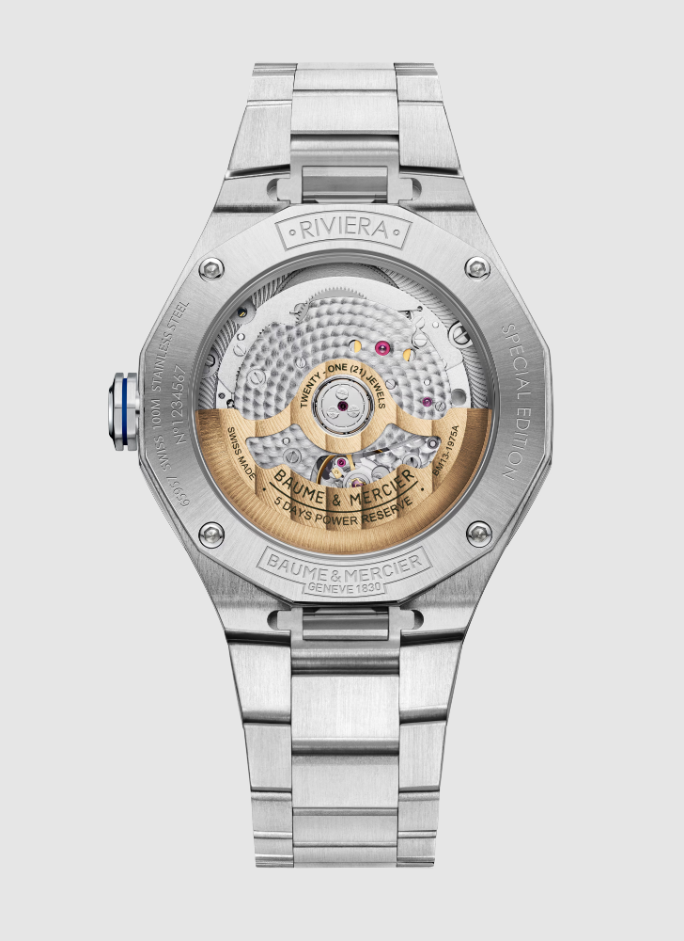 Riviera 10822 Watch for men | Check Prices on Baume & Mercier Back