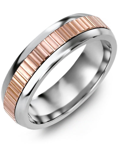 MADANI MEN'S & WOMEN'S ETERNITY ACCENTS WEDDING BAND MFR610AP MFR610AP