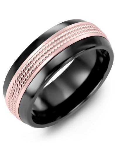 MADANI MEN'S & WOMEN'S ETERNITY ROPE DESIGN WEDDING RING MFY810JP MFY810JP