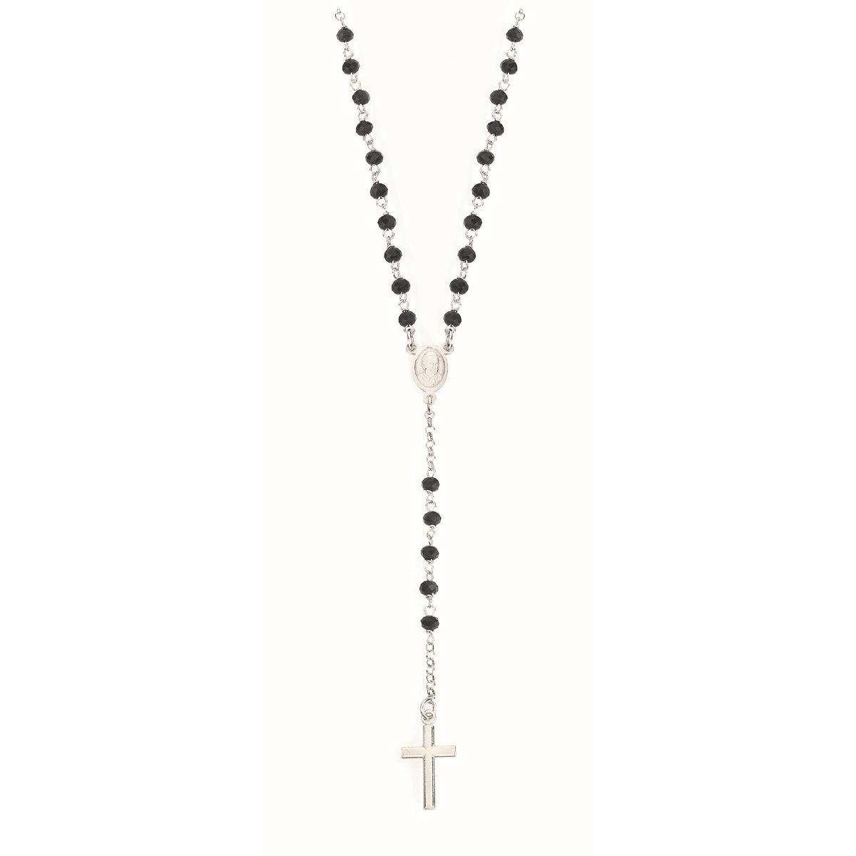 AMEN NECKLACE ROSARY CRYSTALS CROBN4