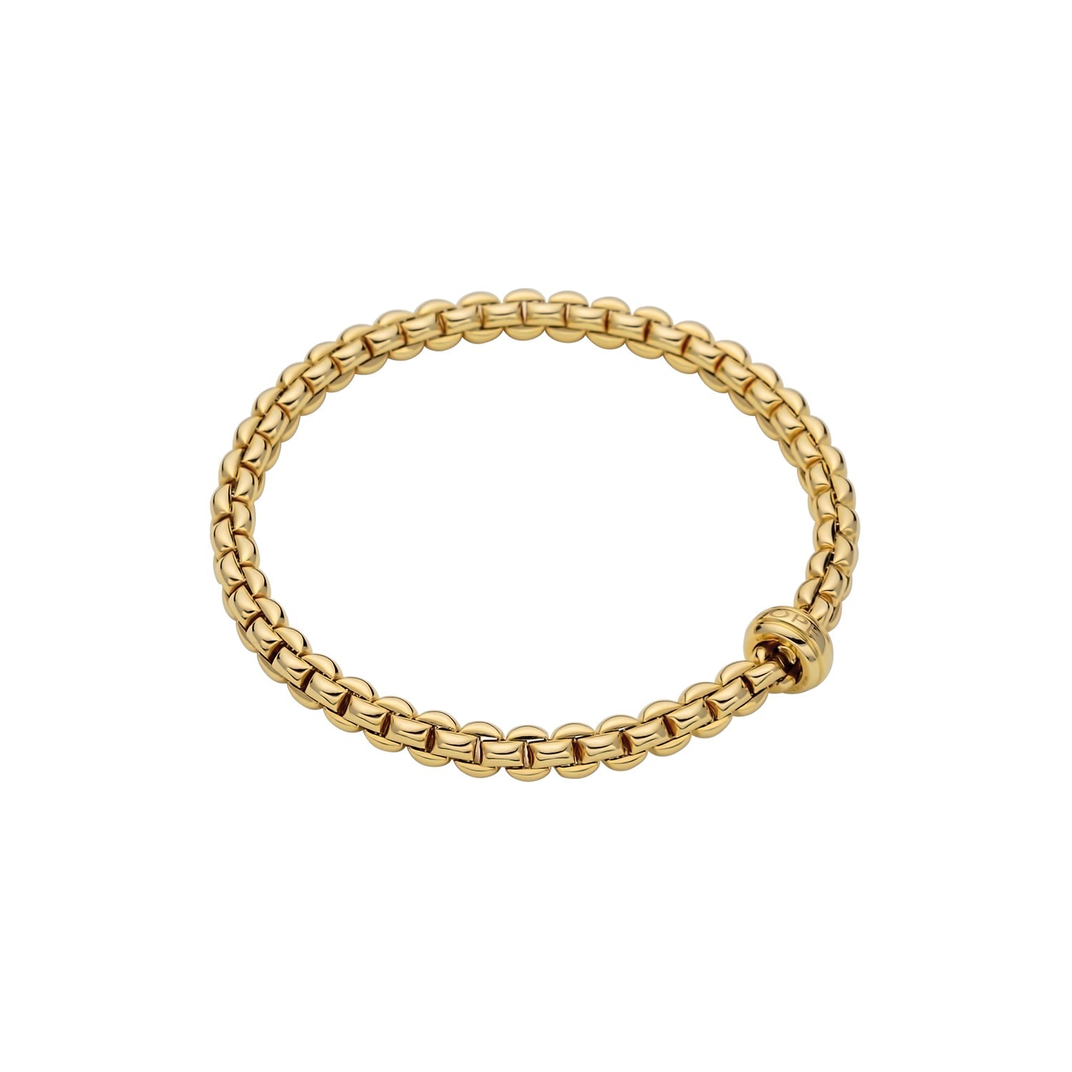 Fope Flex It Bracelet Eka Collection in Yellow Gold 72110BX_XX_G_XGX_00M