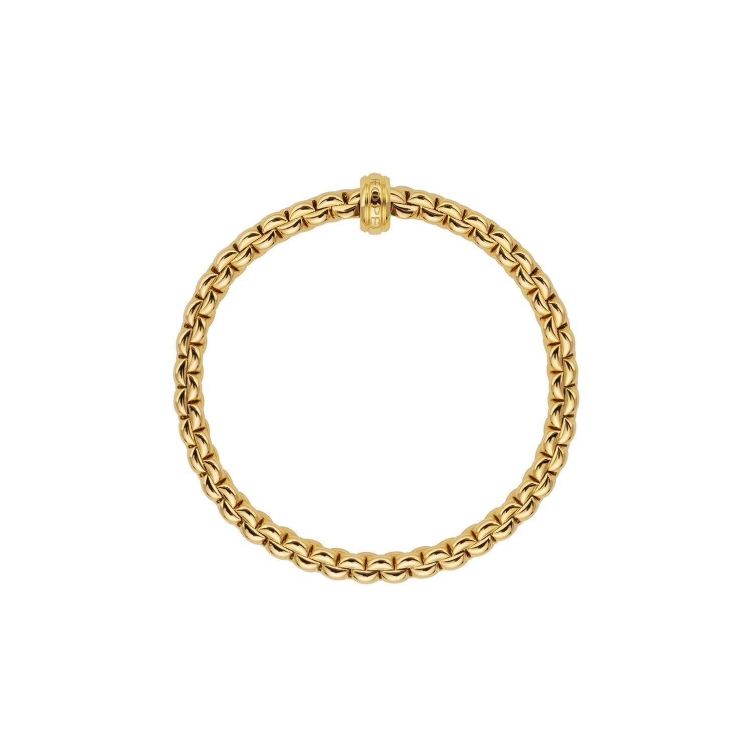 Fope Flex It Bracelet Eka Collection in Yellow Gold 72110BX_XX_G_XGX_00M