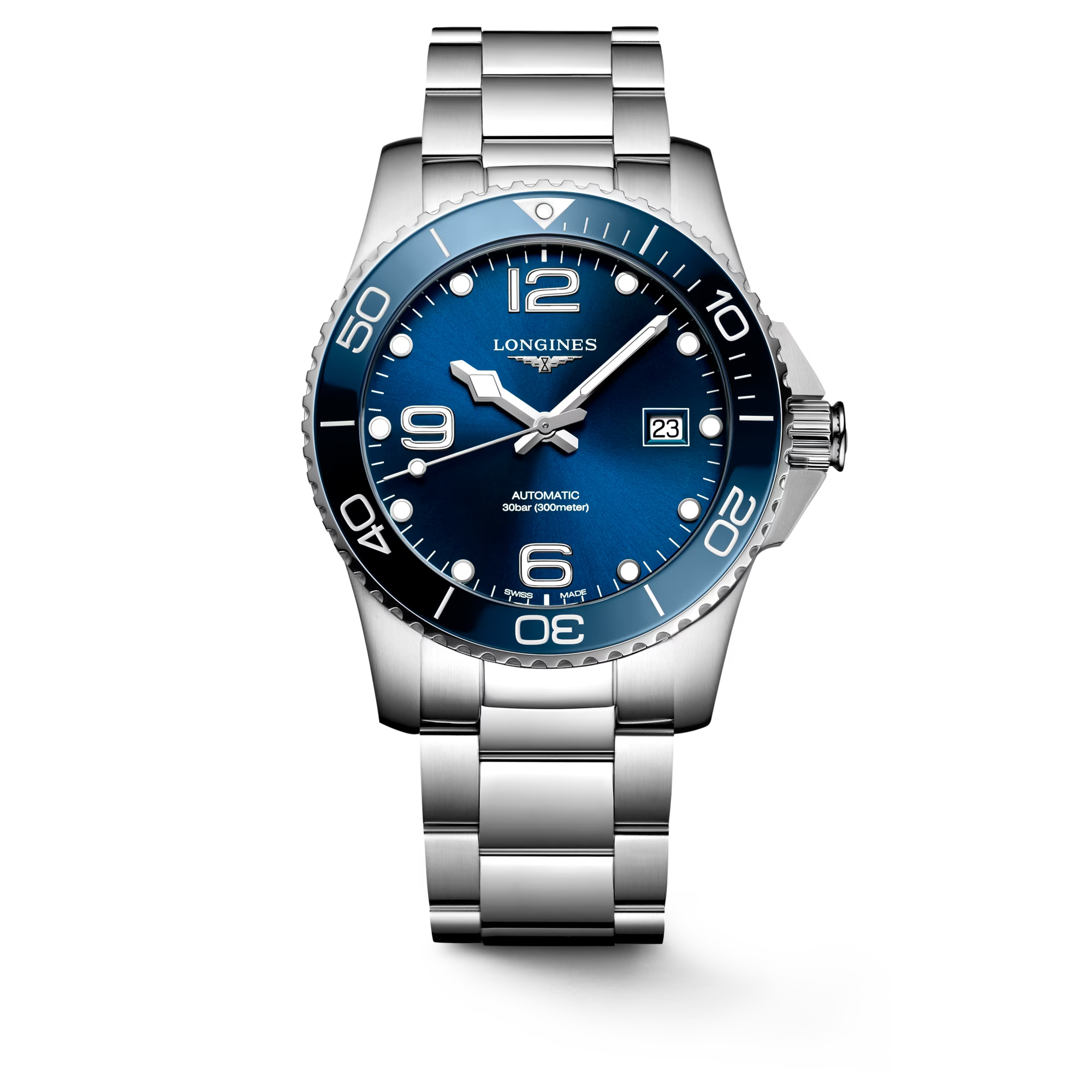 Longines Hydroconquest Ceramic Blue Dial 41mm Automatic Diving Watch L37814966
