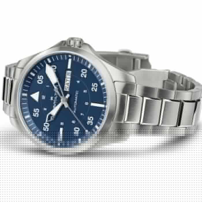 HAMILTON - KHAKI AVIATION PILOT DAY DATE AUTO H64635140