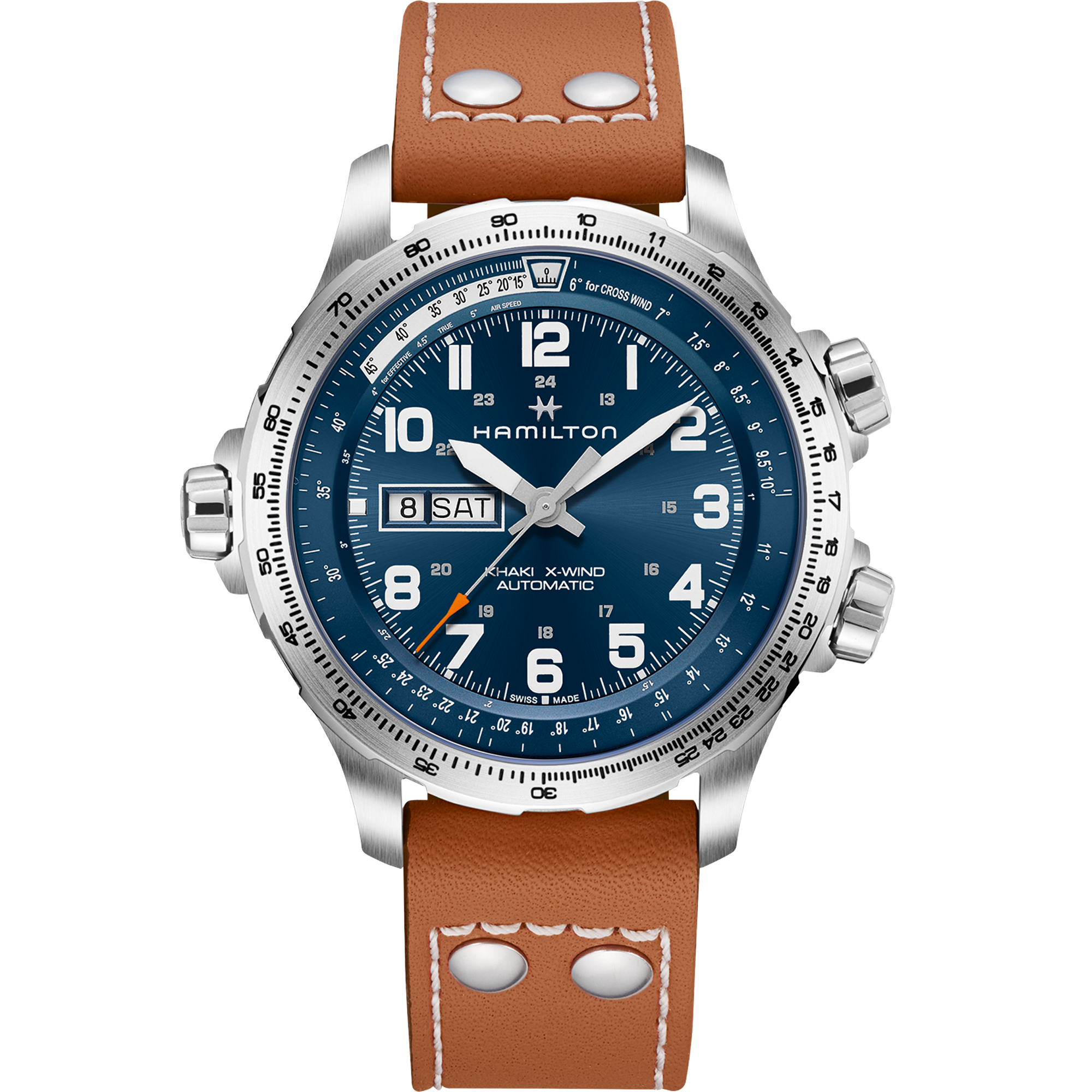 HAMILTON KHAKI XWIND DD BL BN H77765541